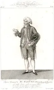 Theatre Francis, Mr.Fleury (Role Du Marquis De Moncade-Dans L'Ecole Des Bourgeois) -Galerie Theatrale-Plate 13