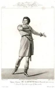 Theatre Francais, Mr.Lafond Role De Tancrede(Tragedie Du Meme Non)-Galerie Theatrale-Plate 17
