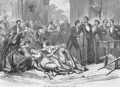 Scene From "Led Astray" At The Gaiety Theatre