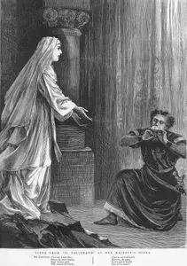 Scene From "IL Talismano" At Her Majesty's Opera