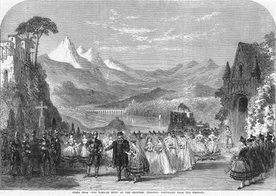 Scene From "The Winning Suit" At The Princess' Theatre, Returning From Wedding