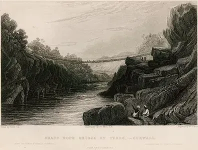 Grass Rope Bridge At Teree, Gurwall