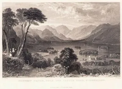 Derwent Water, From The Castle Head, Cumberland
