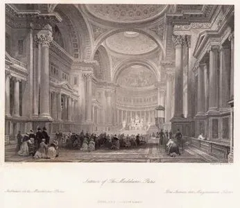 interior Of The Madeleine, Paris-interieur De La Madeleine, Paris-Das innere Der Magdalenen Kirche