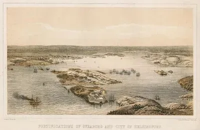 Fortifications Of Sveaborg And City Of Helsingfors