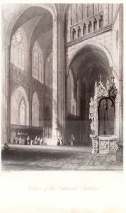 interior Of The Cathedral, Ratisbon