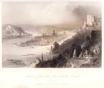 Junction Of The River inn With The Danube (At Passau)-Jonction De L'inn Et Du Danube