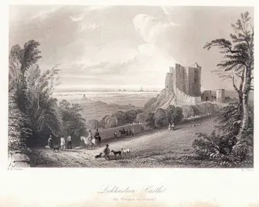 Lichlenstein Castle (With Vienna in The Distance)
