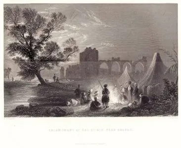 Encampment at Ras-El-Ain, Near Balbec