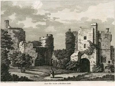 inner View & Gate Of Bodiham Castle
