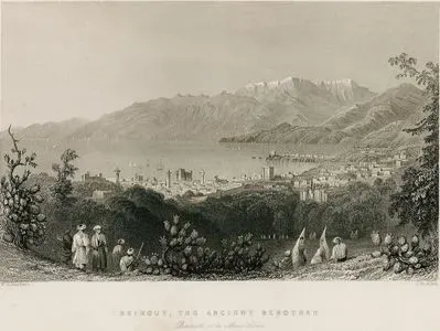 Beirout, The Ancient Berotham-Bairuth Et Le Mont Libon