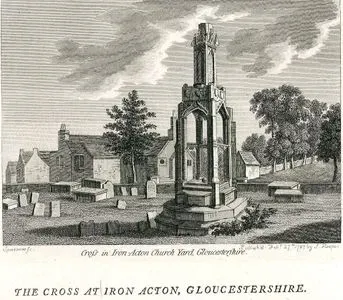 Cross in Iron Acton Church Yard, Gloucestershire