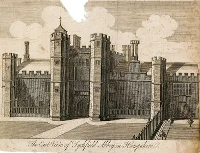 The East View Of Tychfield Abbey in Hampshire