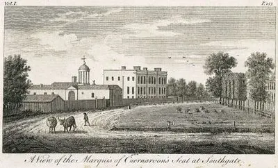 A View Of The Marquis Caernarvon's Seat At South Gate