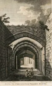 Gate To Porchester Priory, Hants