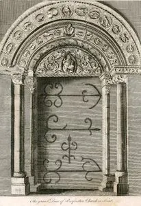 The Grand Door Of Barfreston Church in Kent
