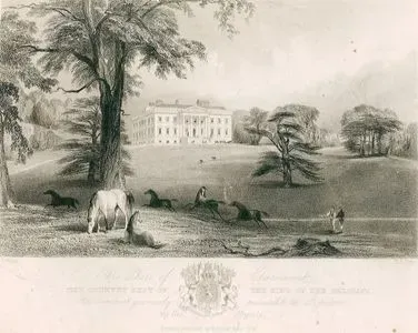 This Plate of Claremont, The Country Seat Of The King Of The Belgians, Has been Most Graciously Presented To The 
Proprietor By His Majesty