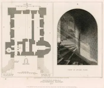 Ground Plan, Stairs & Of Colchester Castle, Essex