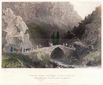 Pass of Souk Barrada Near Zebdani-Defile De Souk Barrada Pres De Zebdani