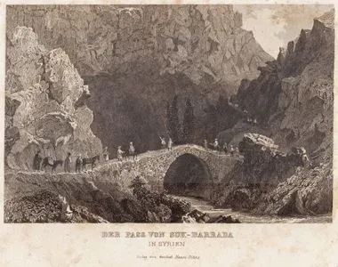 Der Pass Von Suk-Barrada In Syrien