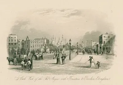 South View Of The Old Steyne With Fountain & Pavilion, Brighton