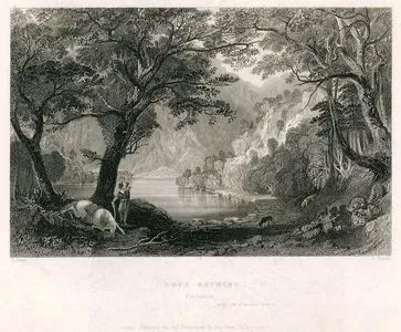 Loch Catrine, Perthshire-Scene "Lady Of The Lake" Canto 1