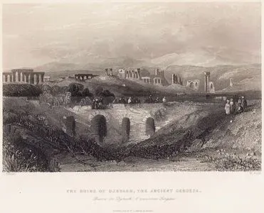 The Ruins Of Djerash, The Ancient Gergesa-Ruines De Djerash Lancienne Gergesa