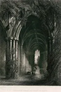 Dryburgh Abbey, The Grave Of Scott
