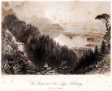 The Lower And Torc Lakes, Killarney (From Torc Waterfall)