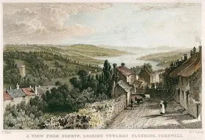A View From Penryn, Looking Towards Flushing, Cornwall