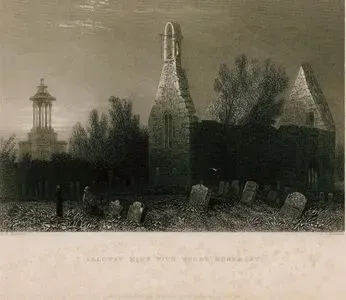 Alloway Kirk With Burns' Monument