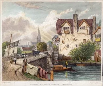 Bishop's Bridge And Street, Norwich