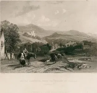 Castle Campbell, From The Valley Of Dollar, Perthshire