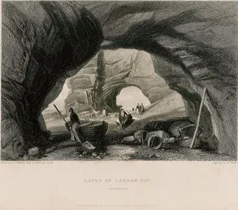 Caves At Ladram Bay, Devonshire