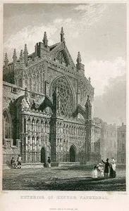 Exterior of Exeter Cathedral