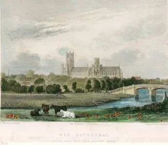 Ely Cathedral, South East View From Barway Bank, Pl.77