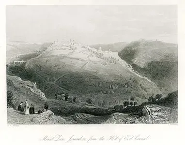 Mount Zion, Jerusalem From The Hill Of Evil Counsel