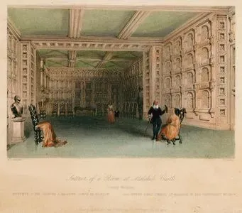 interior Of A Room At Malahide Castle (County Wicklow)-interieur D'une Chambree A Malahide Comte De Wicklow- Das innere Eines Zimmers Zu Malahide, in Der Grafschaft Wicklow