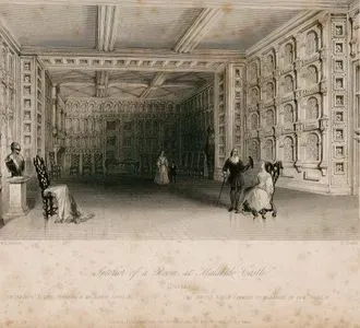 interior Of A Room At Malahide Castle (County Wicklow)-interieur D'une Chambree A Malahide Comte De Wicklow- Das innere Eines Zimmers Zu Malahide, in Der Grafschaft Wicklow