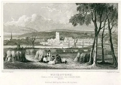 Maidstone, From A Field Adjoining The London Road, Kent