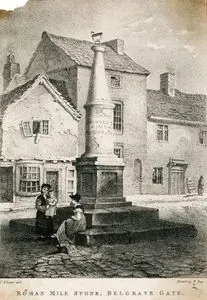 Roman Mile Stone, Belgrave Gate