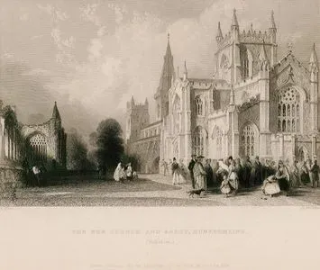 The New Church And Abbey Dunfermline, Fifeshire