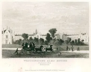 Whittingtons Alms Houses, Highgate Hill, Middlesex