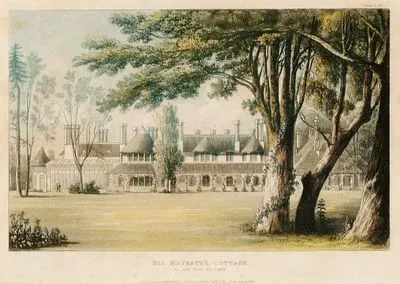 His Majesty's Cottage As Seen From The Lawn