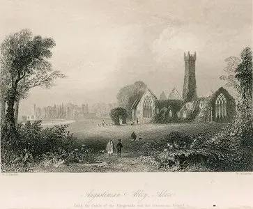 Augustinian Abbey, Adare (With The Castle Of The Fitzgeralds And The Francescan Abbey)