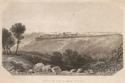 Jerusalem From The Mount Of Olives