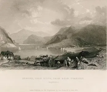 Benawe, Loch Etive, From Near Tyanuilt, Argyleshire