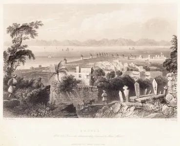 Rhodes, With The Channel Between The Island & Asia Minor
