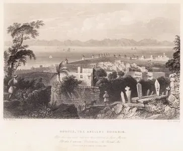 Rhodes, The Ancient Dodanim With The Channel Between The Island & Asia Minor