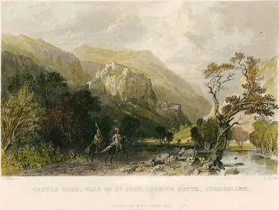 Castle Rock, Vale Of St. John, Looking South, Cumberland